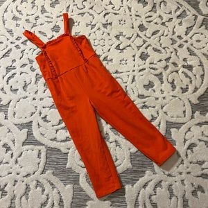 Janie & Jack | orange romper or jumpsuit | Size 6